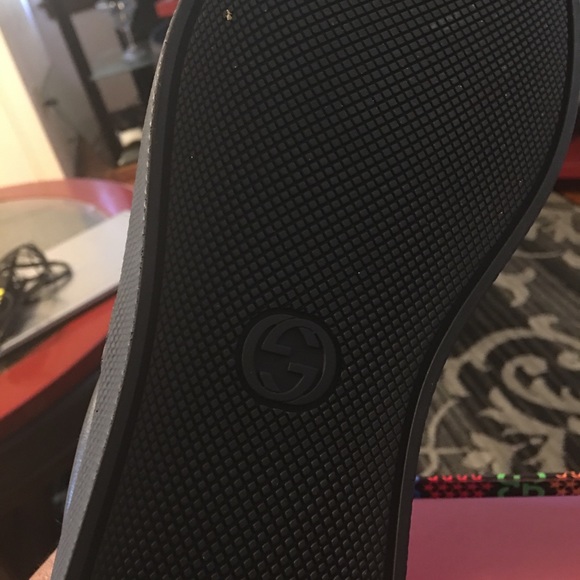 Multi colored Gucci loafers
